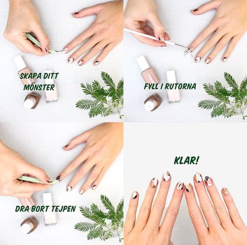 Fyra enkla steg för snygg nail art