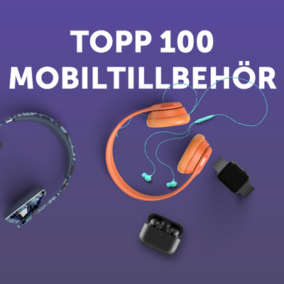 Topp 100 mobiltillbehör