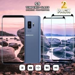2-Pack Samsung Galaxy S9 - Härdat glas 9H - Super kvalitet 3D
