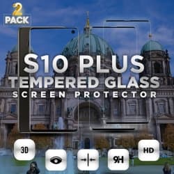 2 Pack Samsung Galaxy S10 Plus - Härdat glas 9H - Super kvalitet