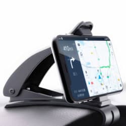 Praktiskt Säker Mobilhållare för Bilens Instrumentbräda Svart