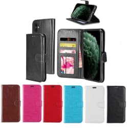 Plånboksfodral till iPhone 11 Pro MAX - Läder - 3 kort + ID vit
