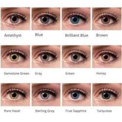 Färg linser - Ögonlinser | Utan styrka - ALLA FÄRGER Green