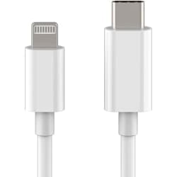 USB-C till Lightning kabel för iPhone 11/12/13 20W vit 2m 2 meter