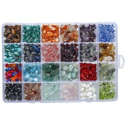 Gemstone Beads Crushed Irregular Beads Set