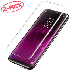 2-Pack Skärmskydd Samsung Galaxy S10 Plus - Heltäckande Glas Transparent