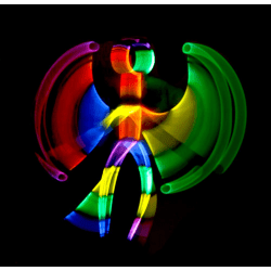 Glowsticks Set - Självlysande stavar för hela kroppen multifärg one size