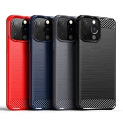 Stöttåligt Armor Carbon TPU-skal iPhone 13 - fler färger grå