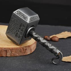 1st Wiitin Thors Battle Hammer Fidget Hand Spinner Toy Silver