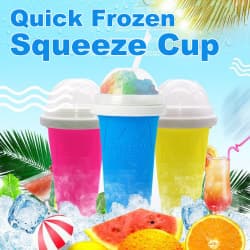 Slushie Maker Cup Magic Quick Frozen Smoothies Cup blue