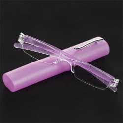 Läsglasögon Ultralätt glasögon LILA STYRKA 2,50 purple Strength 2.50