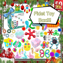 Fidget Toys Pack Sensorisk Pop it Party Present