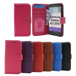 New Standcase Wallet Samsung Galaxy A3 2016 Brun