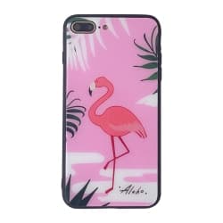 Rosa Flamingo skal för iPhone 7 / 8 plus Rosa
