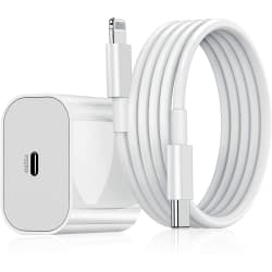 20W iPhone laddare 11/12/13 USB-C med kabel