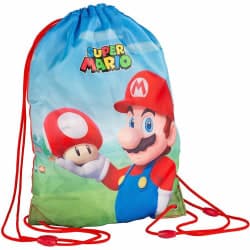 Super Mario Gympapåse / Gymbag - Mario & Toad
