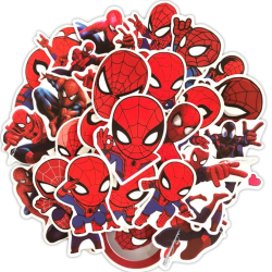 Spindelmannen spiderman klistermärken stickers – 35 pack
