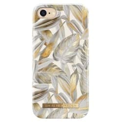 iDeal Fashion Case iPhone SE 2022/2020/8/7/6 - Platinum Leaves multifärg