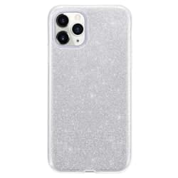 Glitter Skal för iPhone 13 - Silver Silver