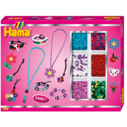 Hama Midi Aktivitetsbox Smycken 2400st multifärg