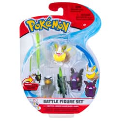 Pokemon Battle Figure Set Sirfetchd/Morpeko (Hangry Mode)/Yamper multifärg