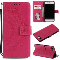 iPhone 7/8 Plus - Mandala Plånboksfodral - Rosa Rosa