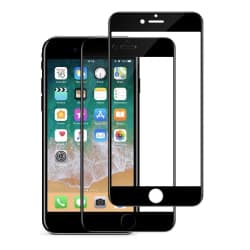 iPhone 6/7/8 - 2-Pack Full Cover Skärmskydd i Härdat Glas