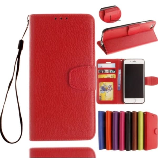 iPhone 6/6S Plus - Smidigt Plånboksfodral från NKOBEE Rosa Rosa