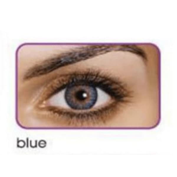 Blue / Blå färg - 12 månaders färgade linser