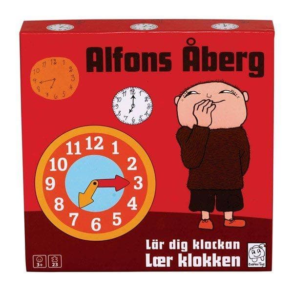 Alfons Åberg Lär dig klockan roligt spel