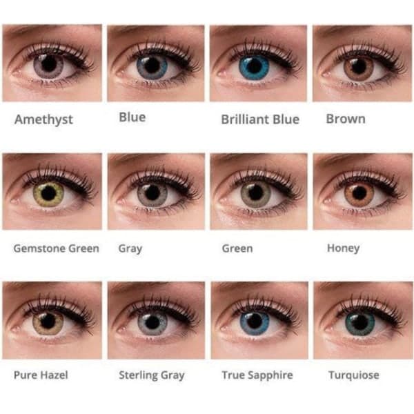 Grå färg kontaktlinser årlig engångsdiameter 14,5 mm