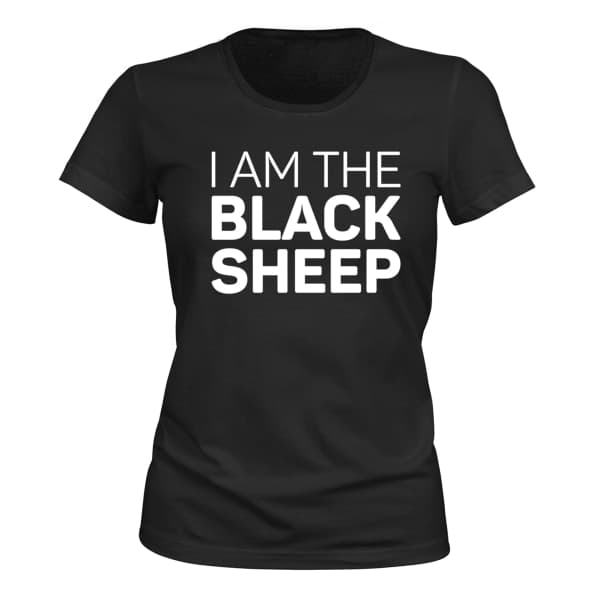 Black Sheep - T-SHIRT - DAM svart L