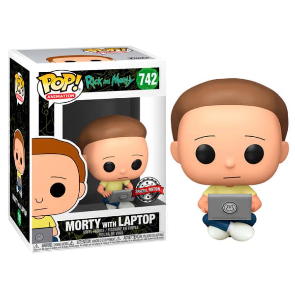 POP figure Rick and Morty - Morty with Laptop Exclusive