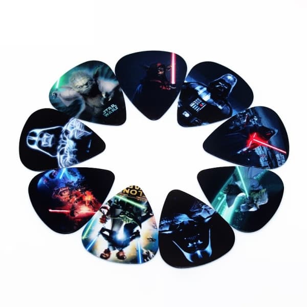 Star Wars Plektrum i 10-pack - Gitarrtillbehör multifärg