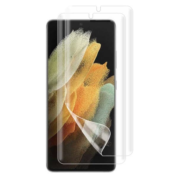 2-Pack Samsung Galaxy S21 Skärmskydd Displayskydd transparent