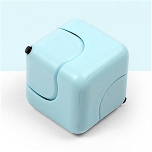 Fingertopp Cube Gyro -fingerleksak för vuxna barn Blue
