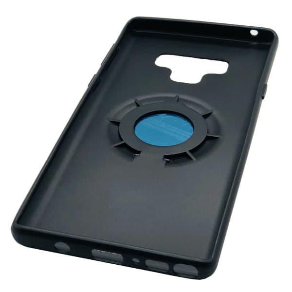 Silikonskal i Carbonfinish (Ringhållare) Samsung Galaxy Note 9 Blå