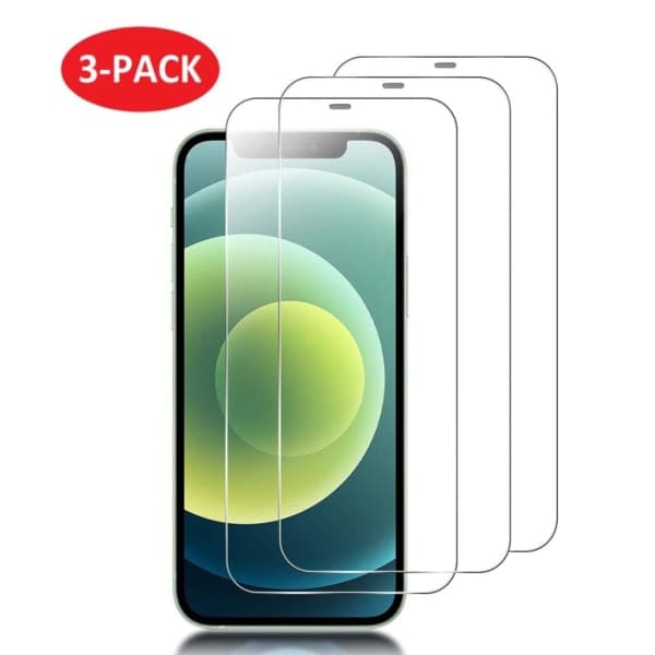 3-Pack - iPhone 12 Pro MAX - Extra Stark Härdat Glas Skärmskydd