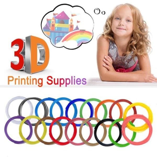 Print Filament PLA Modeling Stereoscopic For 3D Printer Pen 20 colors 5M