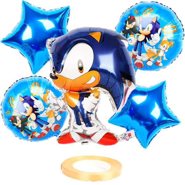 Set / Födelsedagsfest / Sonic Hedgehog Balloo Blue