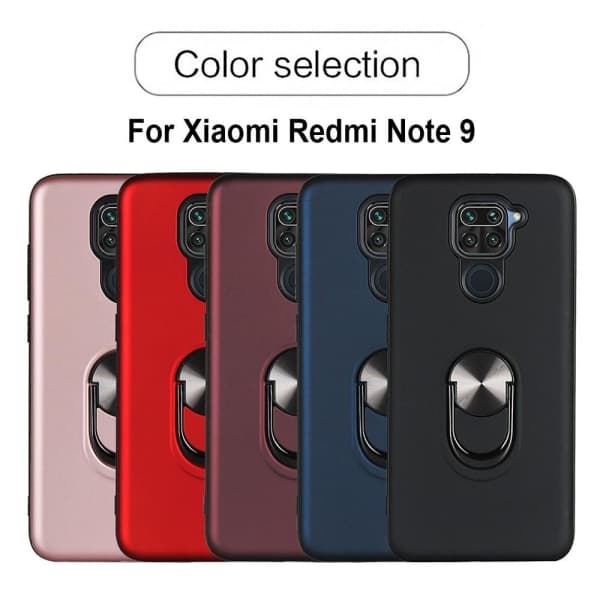 Xiaomi Redmi Note 9 - Ring Skal - Roséguld Roséguld