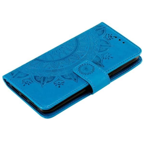 iPhone 12 Mini - Mandala Fodral - Blå Blue Blå